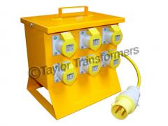 110V 32A to 6x16A  SPLITTER / DISTRIBUTION BOX WITH MCB PROTECTION